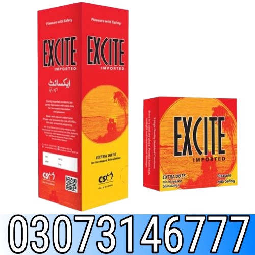 Excite Extra Dotted Imported Condoms In Pakistan