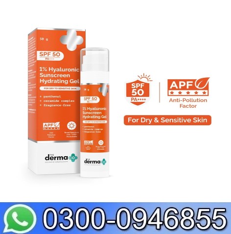 The Derma Co 1% Hyaluronic Sunscreen Hydrating Gel Price