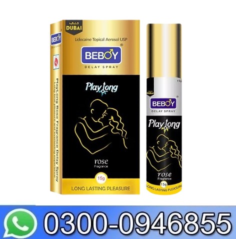 Beboy Playlong Delay Spray Rose