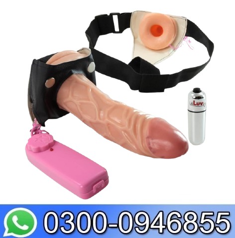 Leluv Strap-on Male Hollow 6 Inch Vibrating In Pakistan