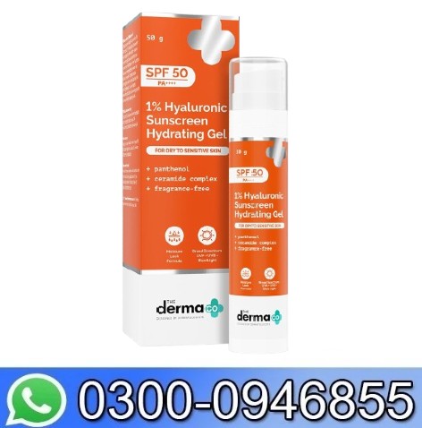The Derma Co 1% Hyaluronic Sunscreen Hydrating Gel In Pakistan