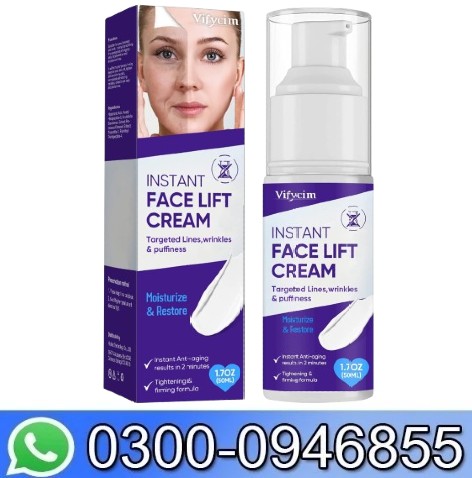 Instant Face Lift Cream Effective Temporary Skin Tightening In Pakistan