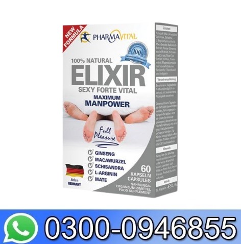 Elixir X 60 Capsules in Pakistan