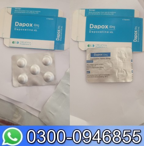 Dapox 60Mg Dapoxetine Tablets In Pakistan