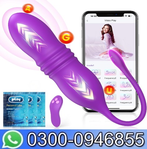 Purple Thrusting Vibrator Egg Vibrators