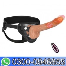 Harness Strap On Vibrating Realistic Dildo, 8” Silicone Dildo  Price In Pakistan